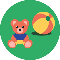 Pesche, peluche e palloni